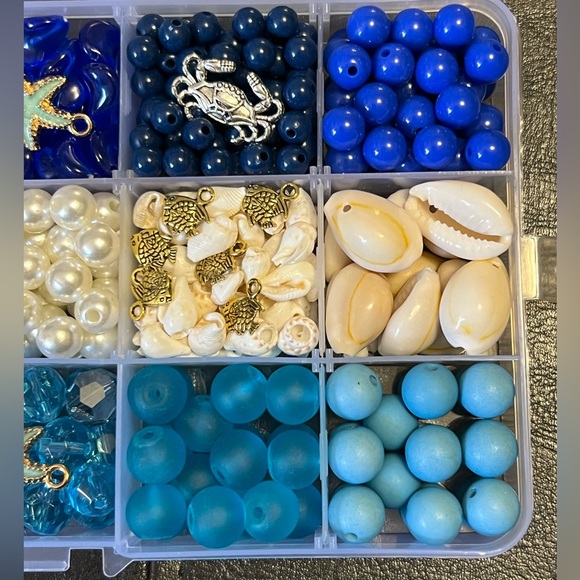 Craft Beads, BLUE LAGOON - NO KIDS, Jewelry Supplies, loose bulk beads - Picture 5 of 6